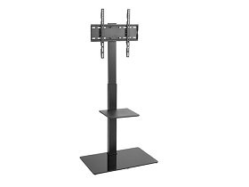 TV Floor Stand With Single Shelf